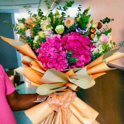 Floral Wrapped Bouquet