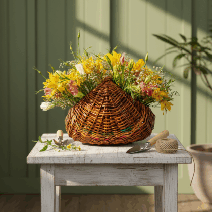 Rustic Garden Basket