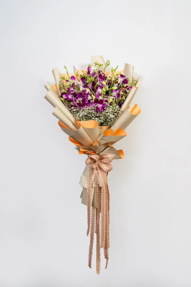 purple-orchid-babys-breath-bouquet
