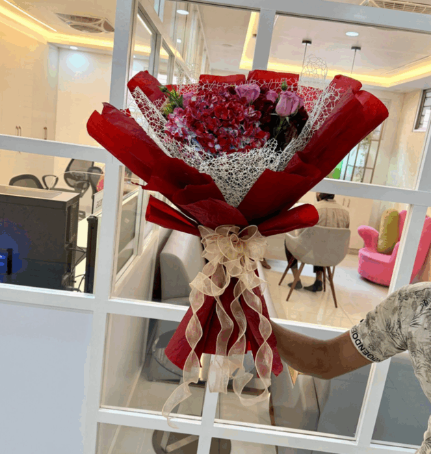 Berry Luxe Bloom Bouquet - Image 2